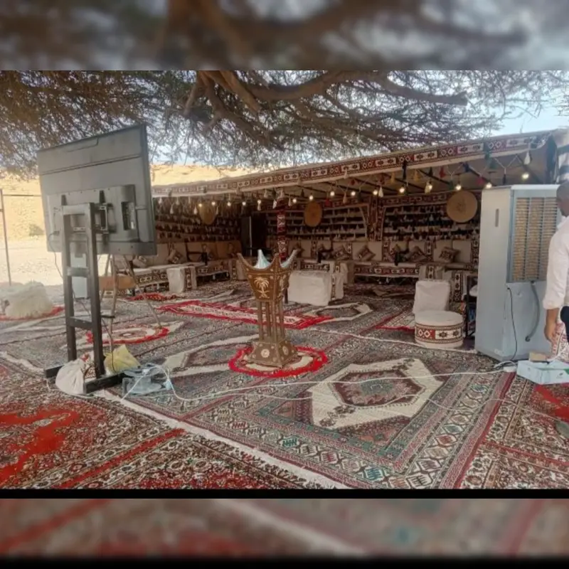 تأجير فرش وزل